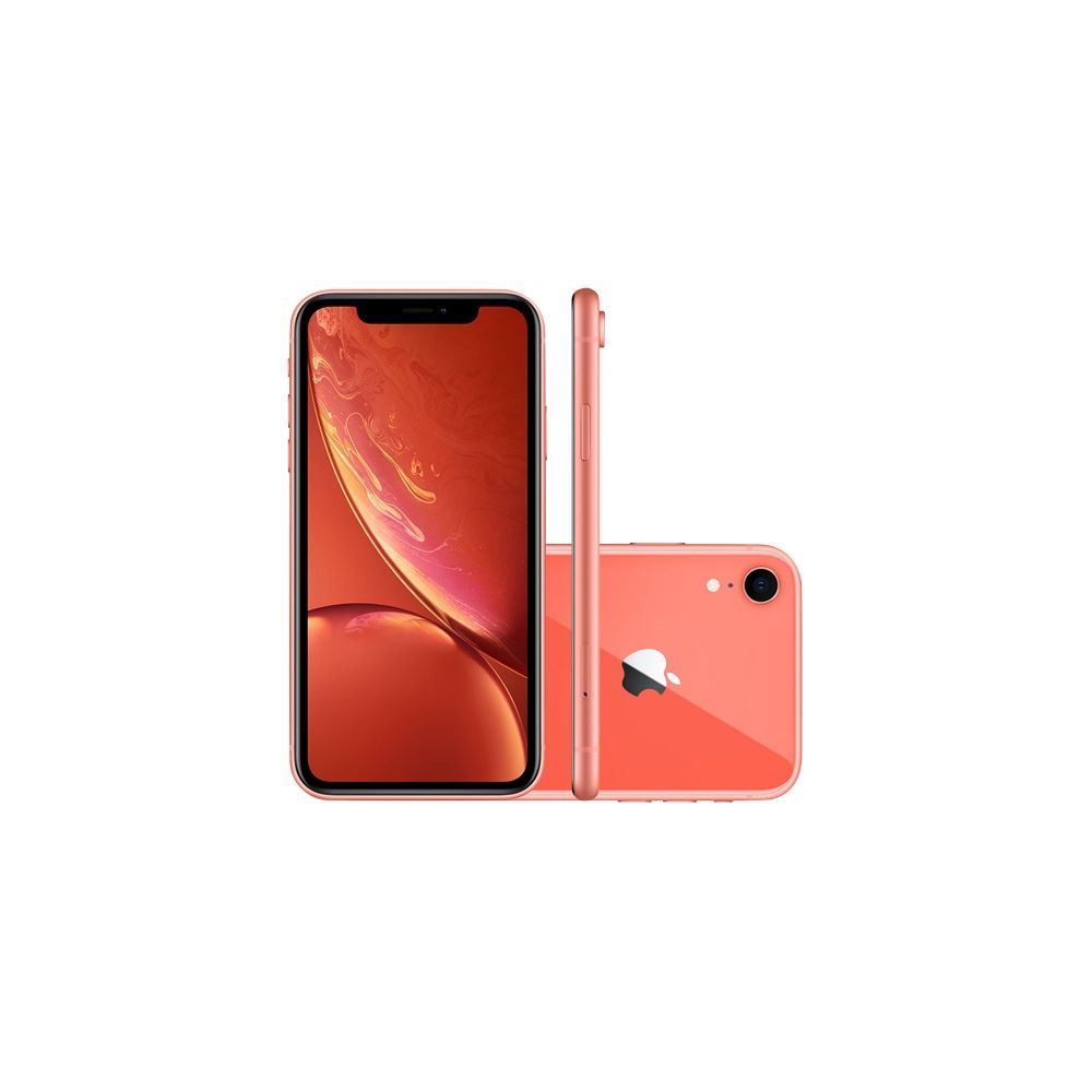 iPhone XR 128GB, Coral, 4G, Tela 6,1”, Câmera 12MP + Selfie 7MP